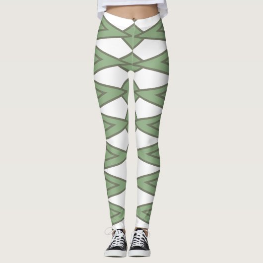 Green Bowties Leggings (Voorkant)