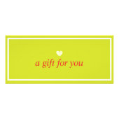 Green Boxing Day Kaart met exclusieve cadeaubon (Achterkant)