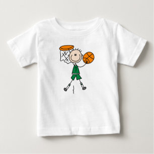 Green Boy Basketball Player t-shirts en Gifts