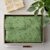 Green Branch Pattern (Oerwoud Art) (William Morris Tissuepapier (Geschenk)