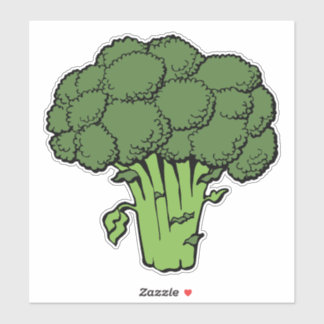Green Broccoli Sticker