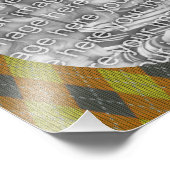 Green Brown Argyle Design Lijst Sjabloon Foto Pri Afdruk (Hoek)