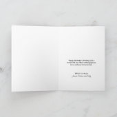 Green & Brown leather Gold Script Dad Birthday Kaart (Binnen)