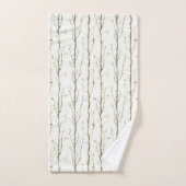 Green Brown Trees (Serviette à main)