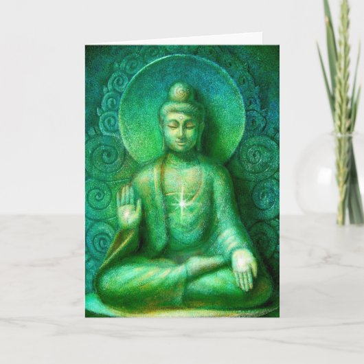 Green Buddha Kaart (Voorkant)