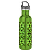 Green Buddha Kaleidoscoop Waterfles (Achterkant)