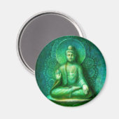 Green Buddha Magneet (Voorkant / Achterkant)
