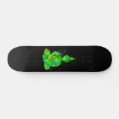 Green Buddha Silhouette Skateboard (Horizontaal)