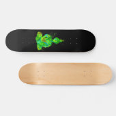 Green Buddha Silhouette Skateboard (Horizontaal)