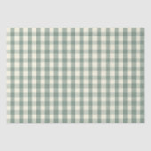 Green Buffalo Check Gingham Tissuepapier (Voorkant)