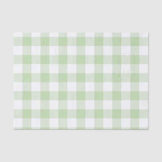Green Buffalo Check Pattern Tissuepapier (Voorkant)