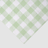 Green Buffalo Check Pattern Tissuepapier (Detail)