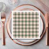 Green Buffalo Plaid Boerderij Servet