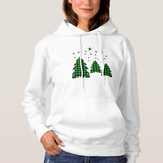 Green Buffalo Pset Trees Hoodie Sweatshirt (Voorkant)