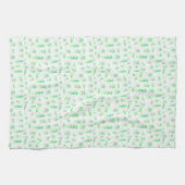 Green Bug Tea Towel Theedoek (Horizontaal)