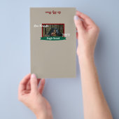 Green, Burgundy Eagle Scout Candy Bar Wrapper Flyer (Hand)