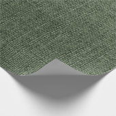 Green Burlap Cadeaupapier (Hoek)