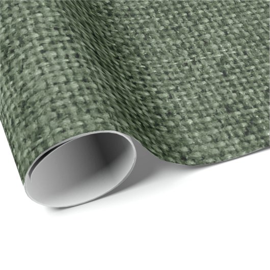 Green Burlap Cadeaupapier (Rol Hoek)