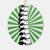 Green Burst Spine Ornament (Links)