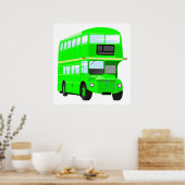 Green Bus Poster (Keuken)