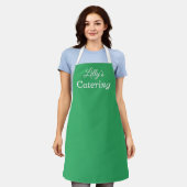 Green Business Apron Schort (Gedragen)