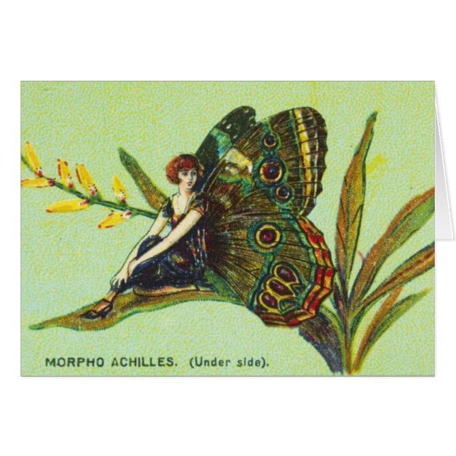 Green Butterfly Girl (Voorkant Horizontaal)
