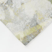 Green Butterfly Inset with Ironwork Gate Fleece Deken (Hoek)