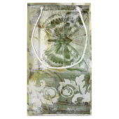 Green Butterfly Inset with Ironwork Gate Klein Cadeauzakje (Achterkant)