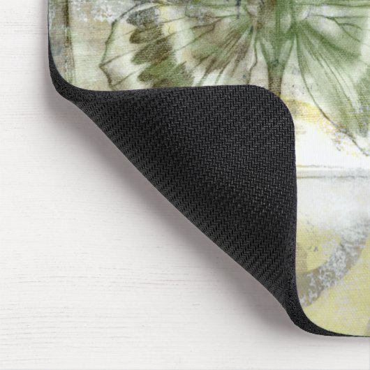 Green Butterfly Inset with Ironwork Gate Muismat (Hoek)