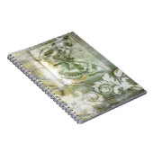 Green Butterfly Inset with Ironwork Gate Notitieboek (Rechterzijde)