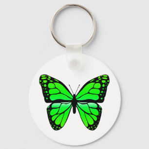 Green Butterfly Sleutelhanger