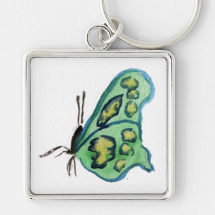 Green Butterfly Sleutelhanger Pendant