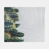 GREEN CACTI FLEECE DEKEN (Voorkant (Horizontaal))