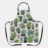 Green Cactus Pattern Schort (Voorkant)