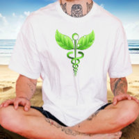 Green Caduceus Alternative Medicine Icon