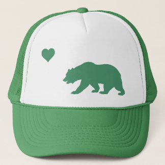 Green California Love Trucker Hat Pet