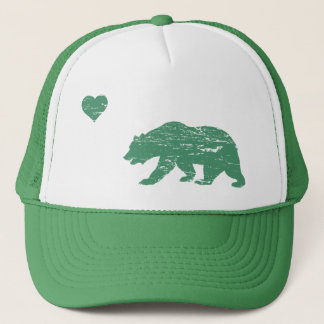 Green California Love Trucker Hat Pet