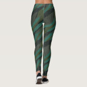Green Camo Abstract Leggings (Achterkant)