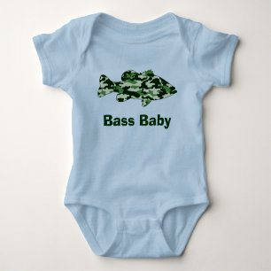 Green Camo Bass Gevist Romper