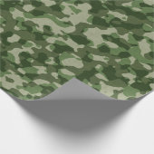 Green Camo Cadeaupapier (Hoek)