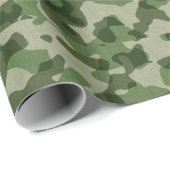 Green Camo Cadeaupapier (Rol Hoek)