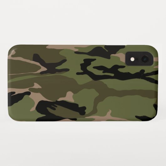 Green Camo Case-Mate iPhone Case (Achterkant (horizontaal))