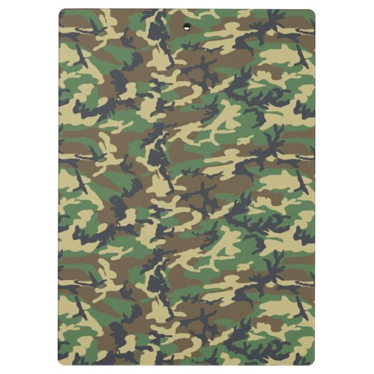 Green Camo Klembord (Achterkant)