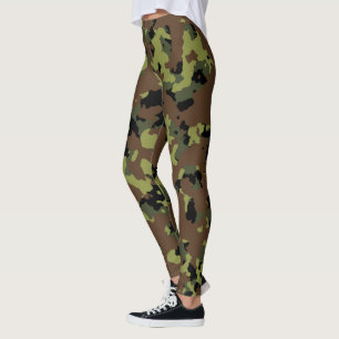 Green Camo Leggings