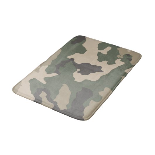 Green Camo Pattern Badmat (Gekanteld)