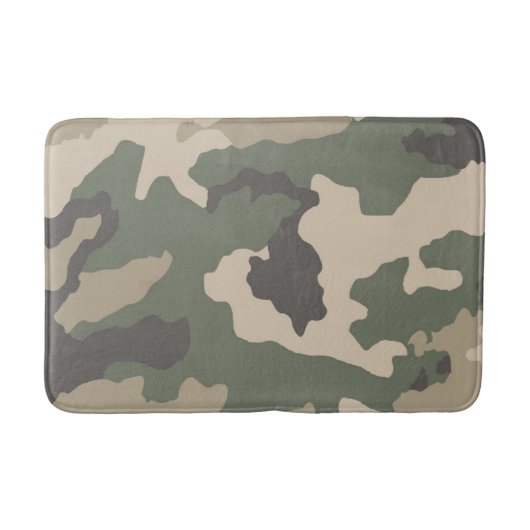 Green Camo Pattern Badmat (Voorkant)