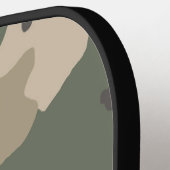 Green Camo Pattern Pickleball Paddle (Links Detail)