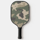 Green Camo Pattern Pickleball Paddle (Achterkant)