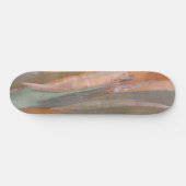 Green Camo Tree Bark Skateboard (Horizontaal)