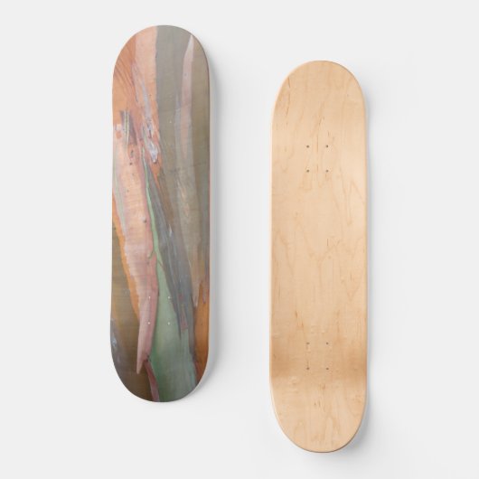 Green Camo Tree Bark Skateboard (Voorkant)